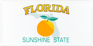 US-Schild Florida Sunshine State