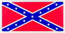 US-Schild Südstaatenflagge