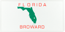 US-Schild Florida Broward