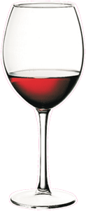 (88a) Rotweinglas